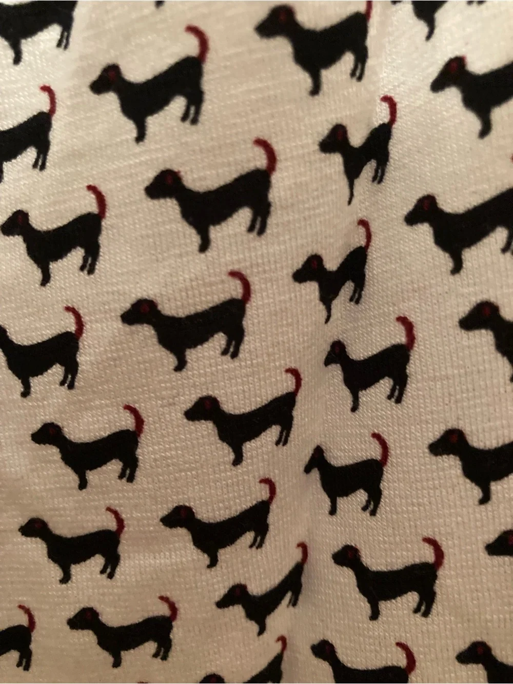 Dog print dress, M, nwt